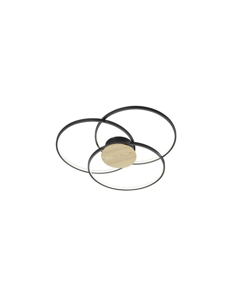 Ceiling lamps - TRIO SEDONA LED Ceiling Black 673210332 - product kolory-swiatla.pl 1