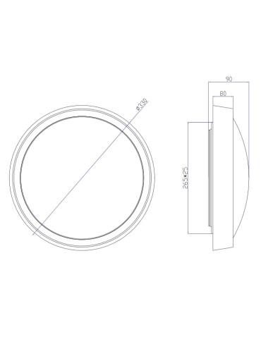 TRIO CLARIMO Biały 659011801 Plafon - produkt 2