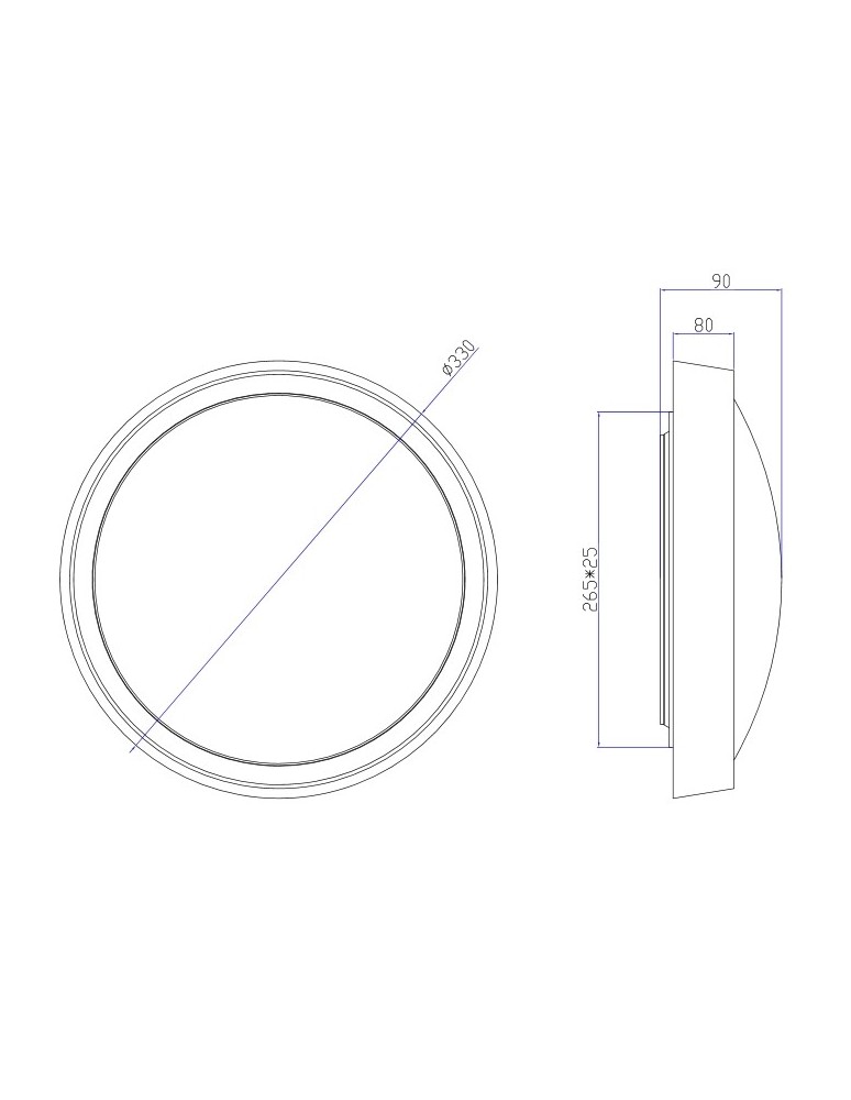 Round Plafonds - TRIO CLARIMO White 659011801 Plafond - product kolory-swiatla.pl 2