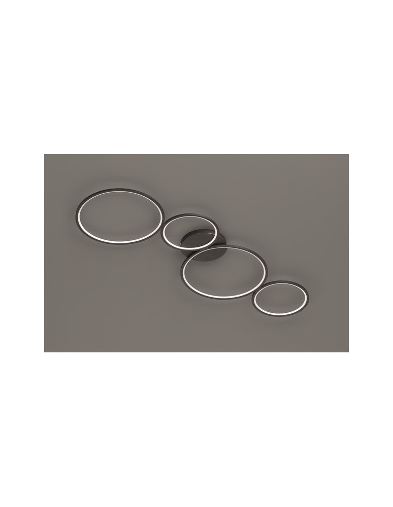 Ceiling lamps - TRIO RONDO Ceiling 1xLED matte black 622610432 - product kolory-swiatla.pl 1