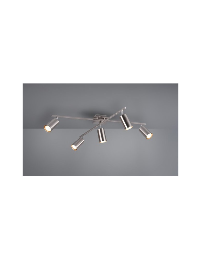 Spotlight ceiling lamps - TRIO MARLEY Ceiling light 5xGU10 nickel 612400507 - product kolory-swiatla.pl 1