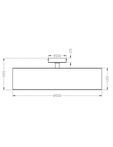 TRIO HOTEL Nickel matt 603900302 Plafond - product 2