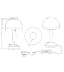 Nightlights - TRIO VENTURA Nickel matt 529990107 Desk. - product 2