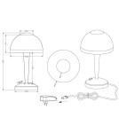 Nightlights - TRIO VENTURA Polished Brass 529990103 Desk - product 2