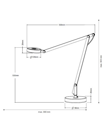 TRIO AMSTERDAM White 527920101 Desk - product 2