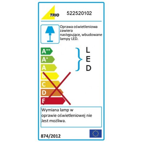 TRIO VARIO Czarny 522520102 Biurkowa