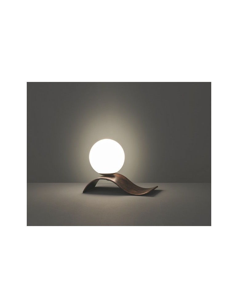 Lampki nocne - TRIO LARA Biurkowa 1xE14 antyczny miedziany 508400162 - produkt kolory-swiatla.pl 1