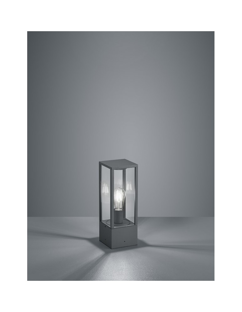 Standing garden lamps - TRIO GARONNE Desk 1xE27 anthracite clear 501860142 - product kolory-swiatla.pl 1