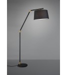 Floor lamps with lampshade - TRIO TRACY Floor lamp 1xE27 matte black 462100132 - product 1