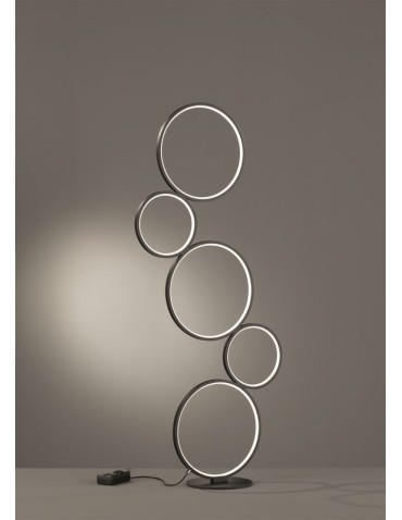 TRIO RONDO Floor lamp 1xLED matte black 422610532
