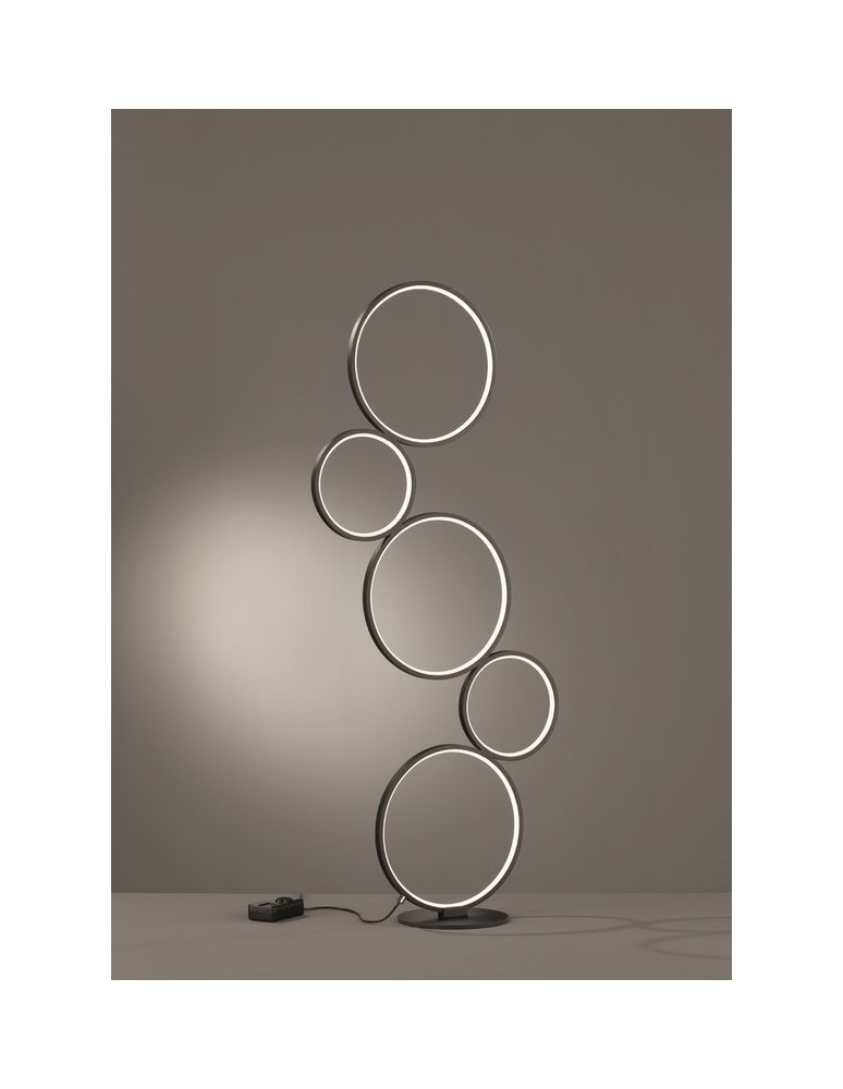 LED floor lamps - TRIO RONDO Floor lamp 1xLED matte black 422610532 - product kolory-swiatla.pl 1