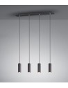 TRIO MARLEY Pendant 4xGU10 black 312400432