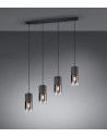 TRIO ROBIN Pendant 4xE27 black 310600432