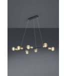 Pendant lamps - TRIO CROSS Pendant 7xE27 black 306700732 - product 1