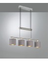 TRIO GARDA Pendant 4xE14 nickel 305400441