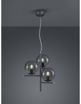 TRIO PURE  Wisząca 3xE14 antracyt 302000342