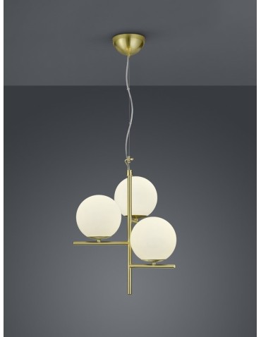 TRIO PURE Pendant 3xE14 brass 302000308
