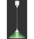 Green pendant lamps - TRIO DIEGO Pendant 1xE27 aluminum green 301400115 - product 1