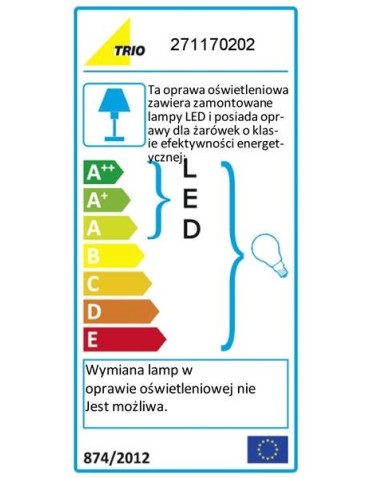 TRIO HOTEL Nickel matt 271170202 Wall lamp - product 2