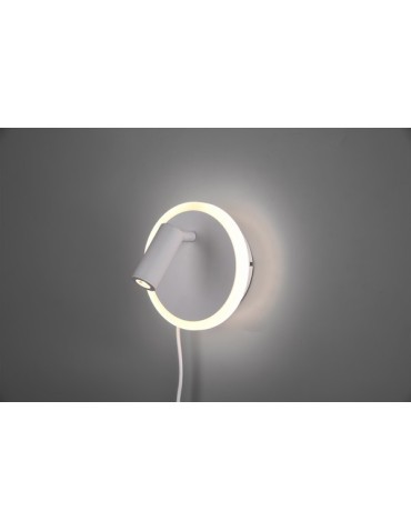 TRIO JORDAN Wall lamp 1xLED white matte 229210231