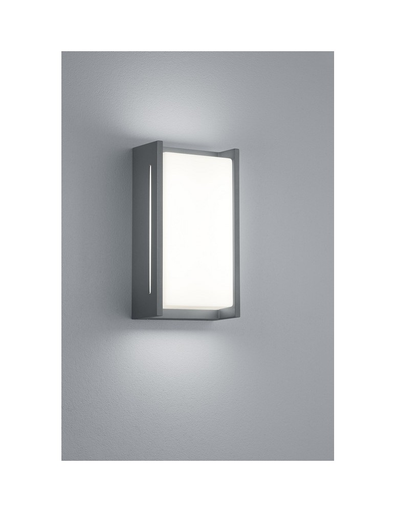 Outdoor wall lamps - TRIO INDUS Wall mounted 1 x SMD LED, 10W, 3000K, 800Lm, H:23.5m, W:13cm, D:7cm 227360142 - product kolory-swiatla.pl 1