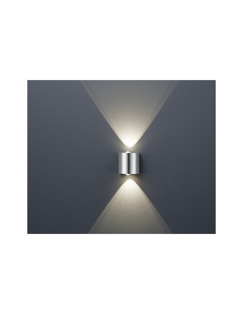 Modern wall lamps - TRIO WALES Nickel matte 225510207 Wall lamp - product kolory-swiatla.pl 1
