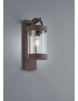 TRIO SAMBESI Wall lamp 1xE27 copper transparent 204160124