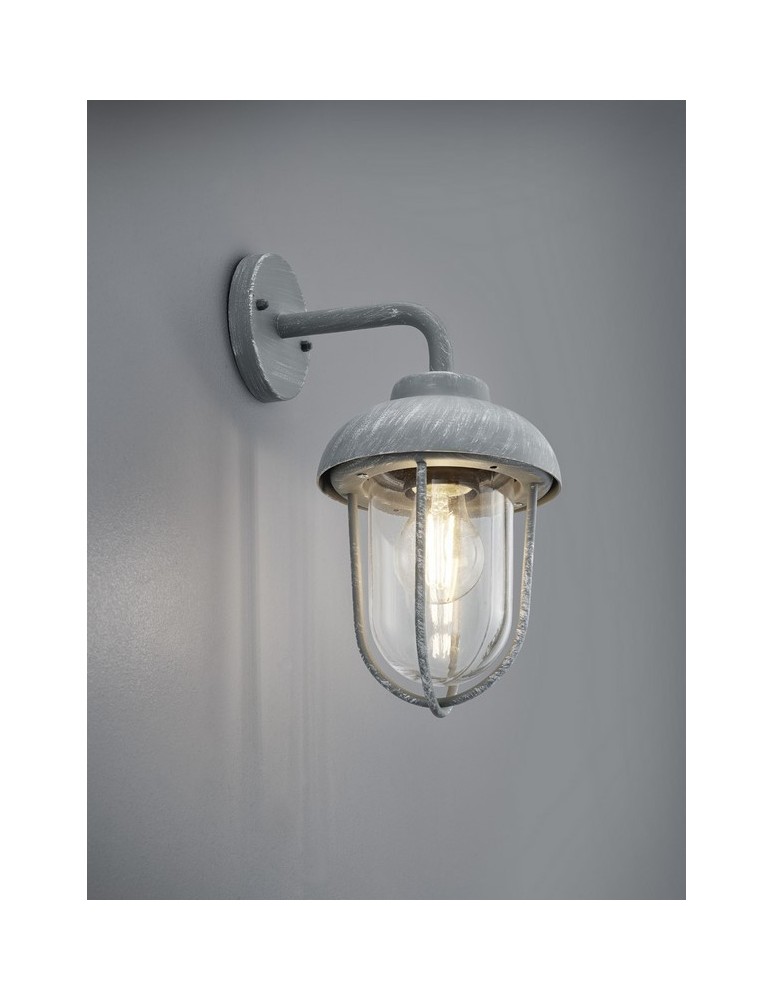 Kinkiety zewnętrzne - TRIO DUERO  Ścienna 1xE27 aluminium 202760178 - produkt kolory-swiatla.pl 1