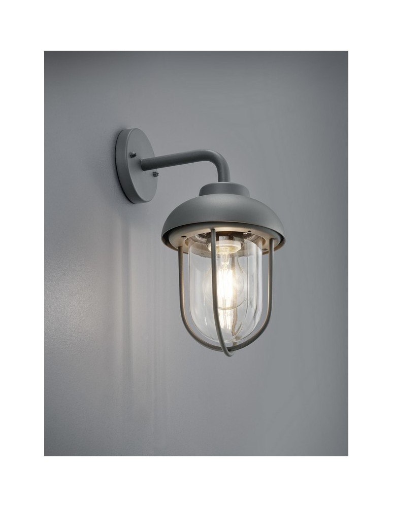 Outdoor wall lamps - TRIO DUERO Wall mounted 1xE27 aluminum 202760142 - product kolory-swiatla.pl 1