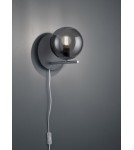 Wall lamps - TRIO PURE Wall-mounted 1xE14 anthracite 202000142 - product 1