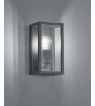 Outdoor wall lamps - TRIO GARONNE Wall lamp 1xE27 anthracite transparent 201860142 - product 1