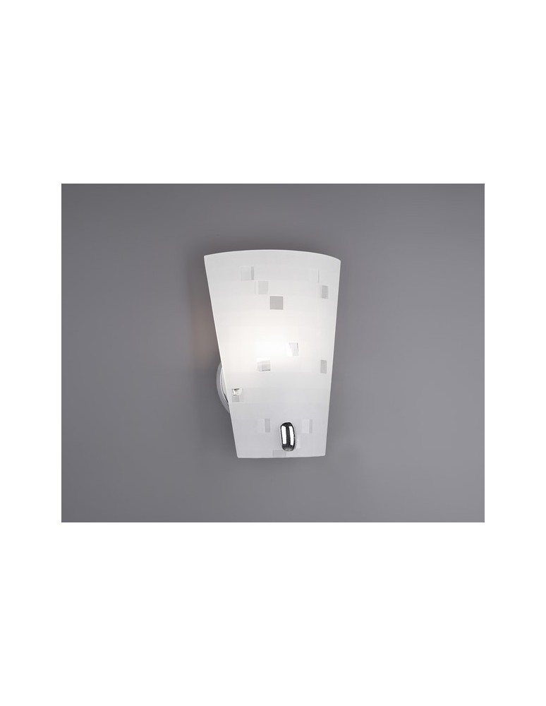 Kinkiety - TRIO COLINA Ścienna 1xE27 chrom biały 200400100 - produkt kolory-swiatla.pl 1