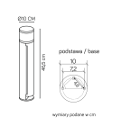 Standing garden lamps - SU-MA Elborn standing G9, 1x5W, 230V EL3113 - product 6