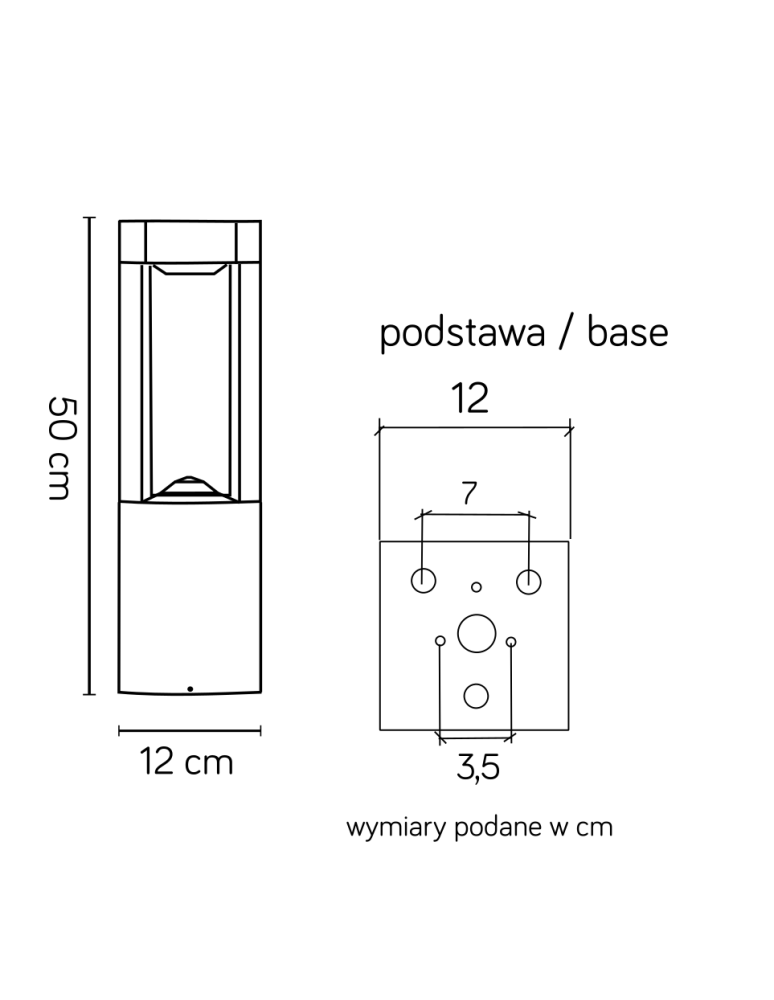 Standing garden lamps - SU-MA Fan standing GX53, 1xmax 11W, 230V FKW-500 - product kolory-swiatla.pl 5