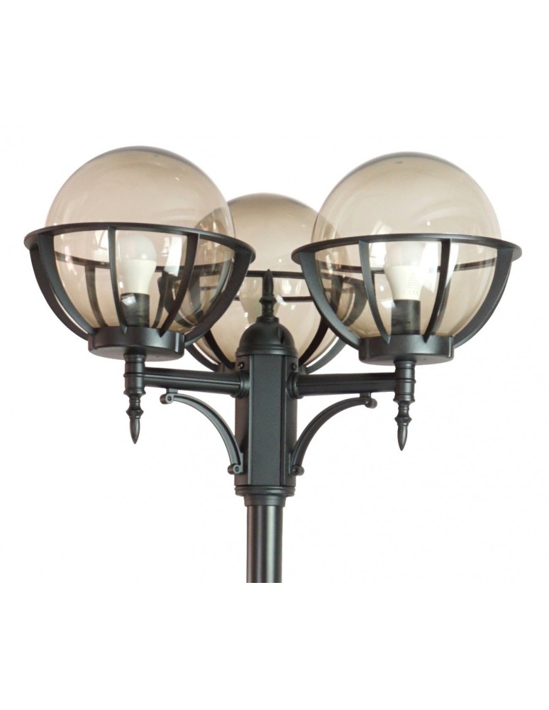 Outdoor lanterns - SU-MA Spheres with basket E27, 3x60W, 230V OGMWN 3 KPO 250 - product kolory-swiatla.pl 4