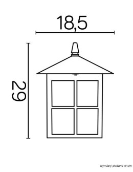 SU-MA Wenecja E27, 1x60W, 230V K 1018 KW - produkt 2