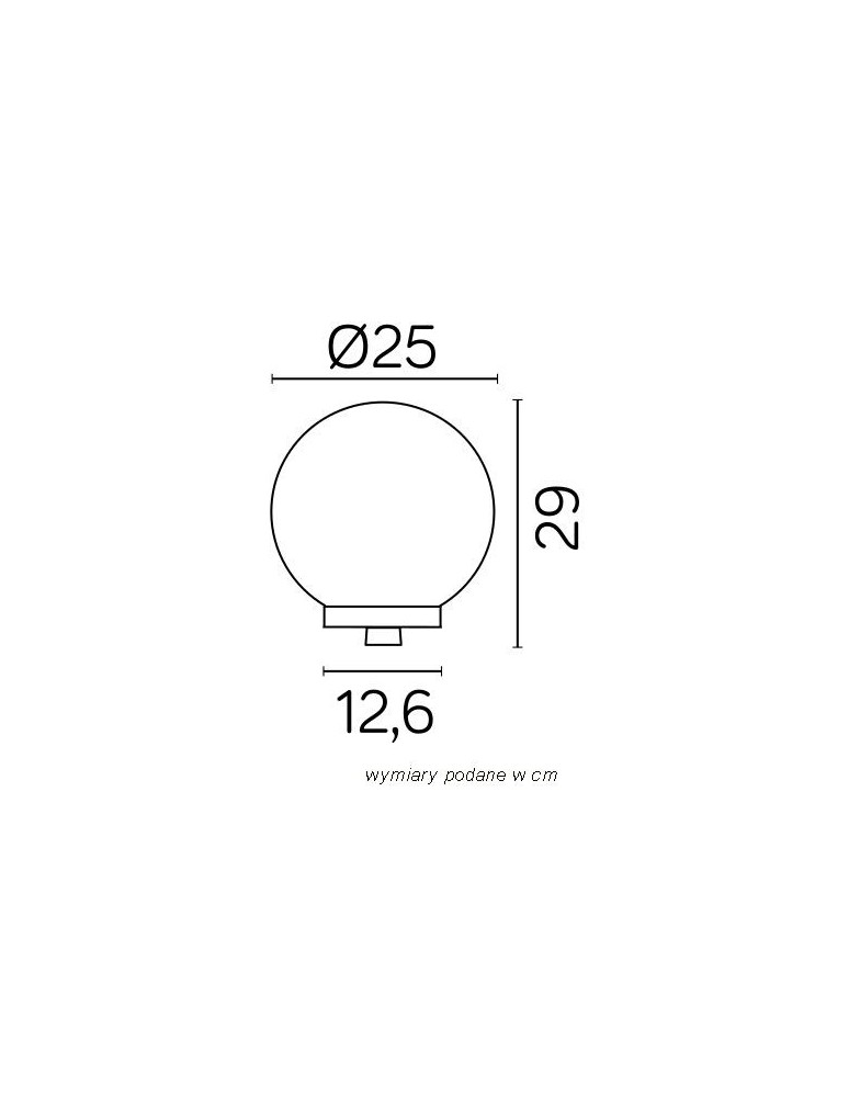 Shades for outdoor lamps - SU-MA Balls E27, 1x60W, 230V G 250 Z 35 - product kolory-swiatla.pl 3