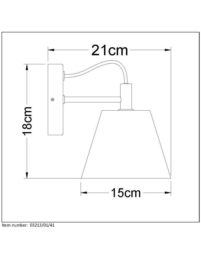 Wall lamps - Lucide POSSIO Wall-mounted E14 15cm H1 03213/01/41 - product kolory-swiatla.pl 13