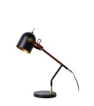 Reading table lamps - Lucide WAYLON Desk 1xE27 black brown 05627/01/30 - product 19