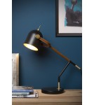 Reading table lamps - Lucide WAYLON Desk 1xE27 black brown 05627/01/30 - product 20