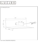 Scandinavian style wall lamps - Lucide SEBO Wall-mounted E27/40W L35 W 06218/01/30 - product 29