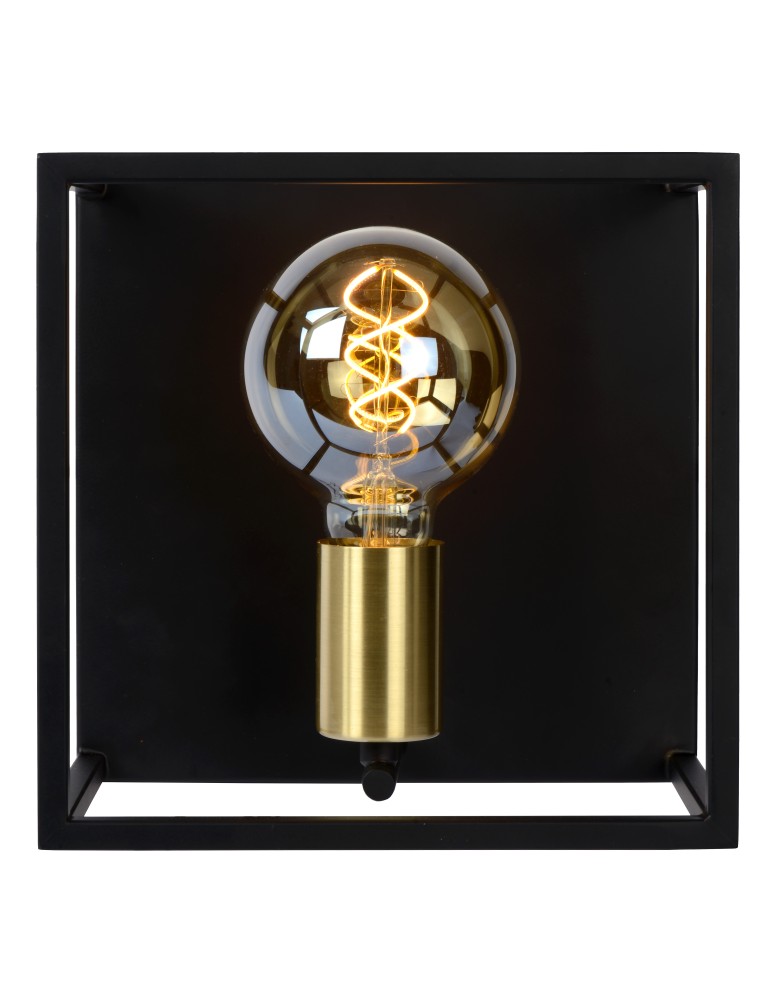 Wall lamps - Lucide RUBEN Wall mounted 1xE27 satin black brass 00224/01/30 - product kolory-swiatla.pl 29