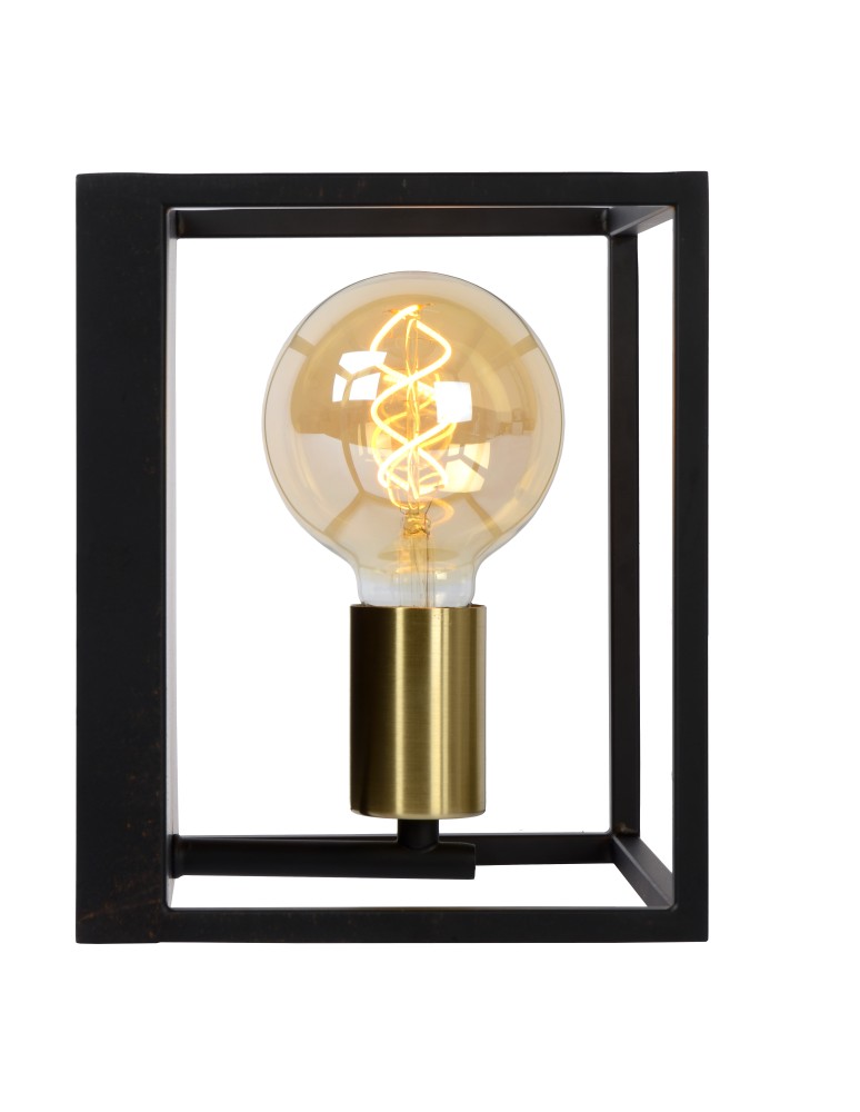 Wall lamps - Lucide RUBEN Wall mounted 1xE27 satin black brass 00224/01/30 - product kolory-swiatla.pl 30