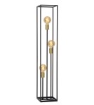 Loft floor lamps - industrial - Lucide RUBEN Floor lamp 3xE27 satin black brass 00724/03/30 - product 1