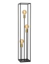 Lucide RUBEN Floor lamp 3xE27 satin black brass 00724/03/30