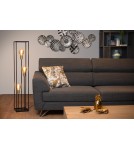 Loft floor lamps - industrial - Lucide RUBEN Floor lamp 3xE27 satin black brass 00724/03/30 - product 36