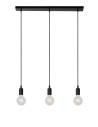 Lucide FIX MULTIPLE Pendant 3xE27/60W Black 08408/03/30