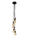 Lucide FIX MULTIPLE Pendant 7xE27 black 08408/07/30