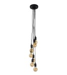 Pendant lamps - Lucide FIX MULTIPLE Pendant 7xE27 black 08408/07/30 - product 17