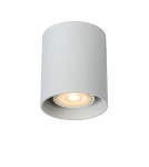 Ceiling luminaires for replaceable light source - Lucide BODI Round GU10 excl D8 H9.5cm White 09100/01/31 Plafond. - product 1